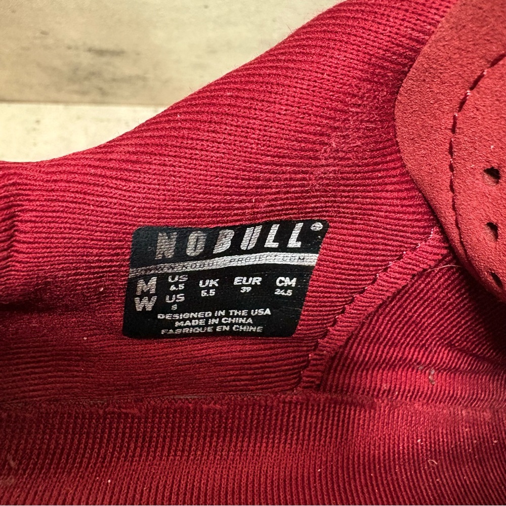 Nobull Outwork Trainer Superfabric Womens Size 8 Maroon Athletic Shoes Sneakers - Picture 7 of 7